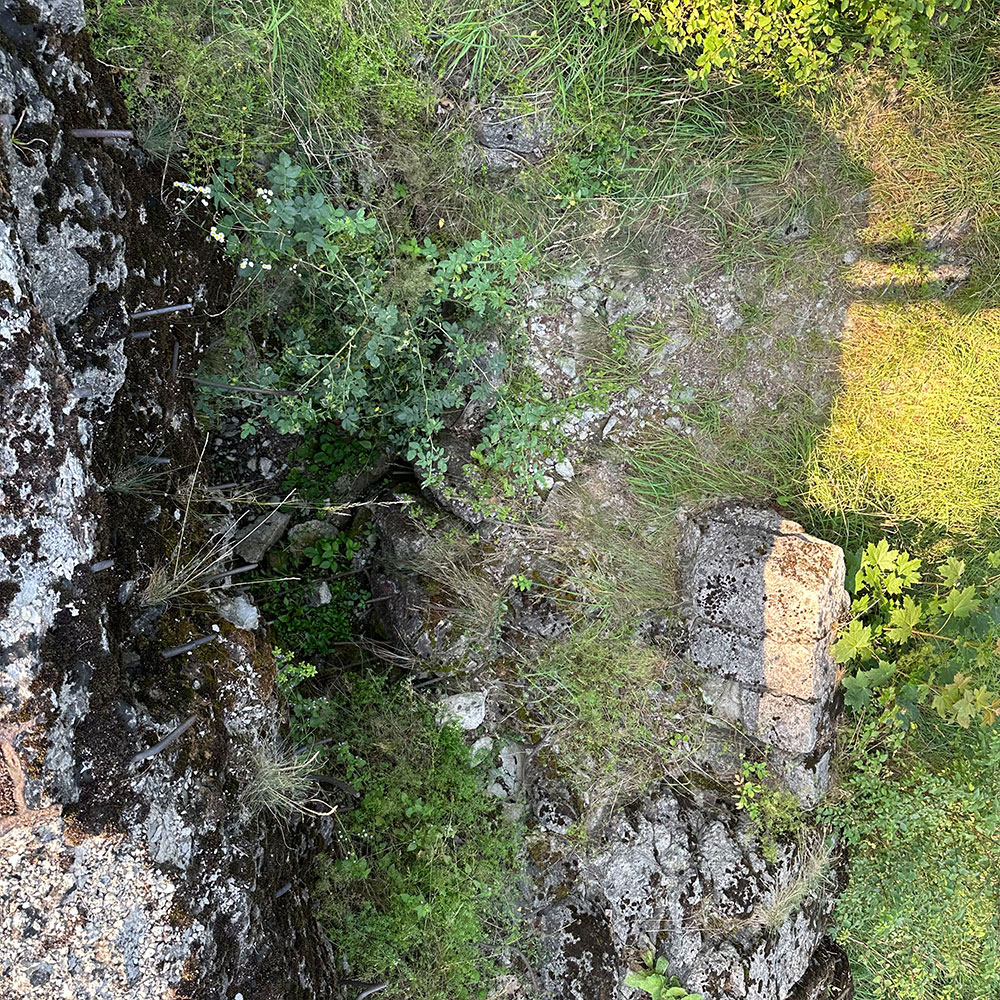 Вигляд на Підірваний бункер з верху 2 Веломаршрути шаргород