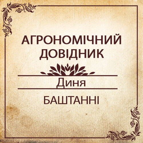 Агрономічний довідник -диня