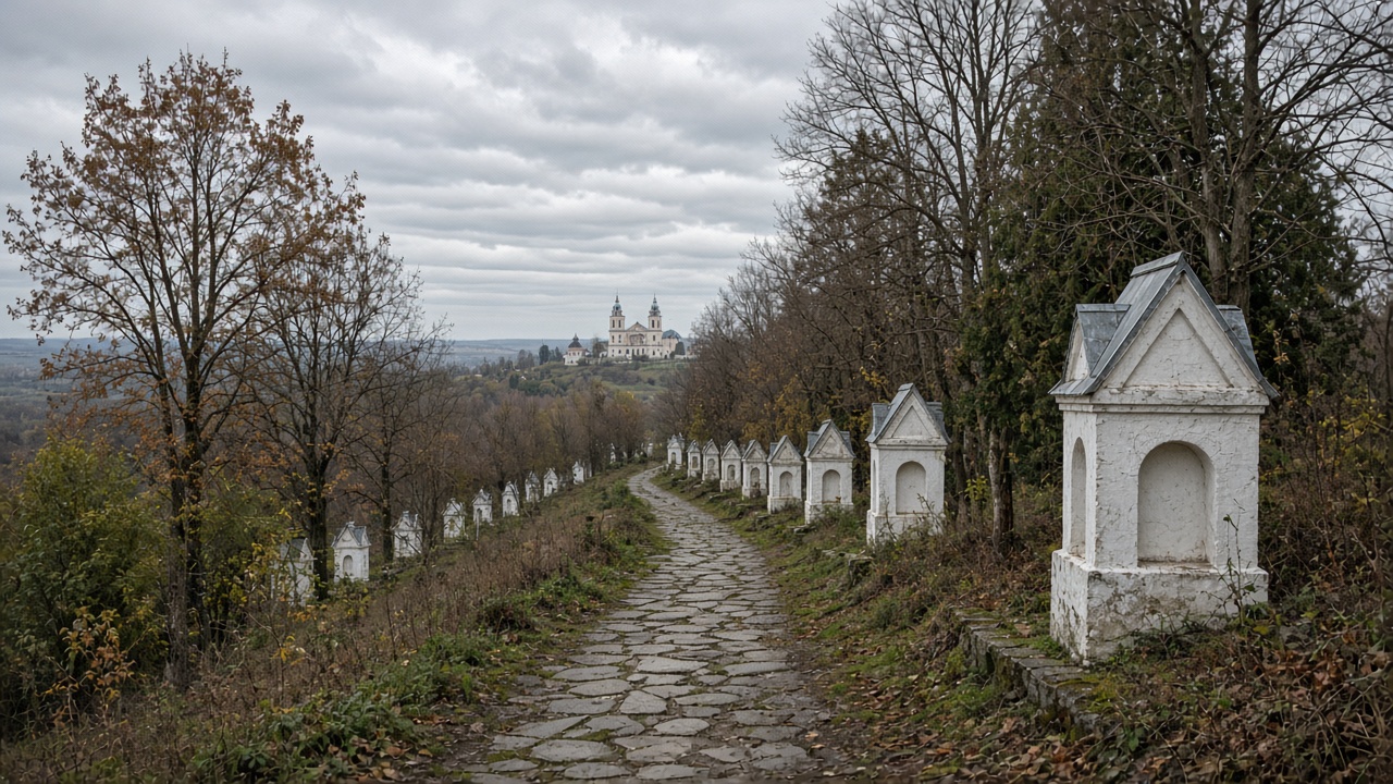 Хресна дорога Шаргород–Гибалівка, каплиці-стояння